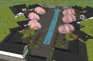 Sketchup别墅模型|别墅,中式风格-BIM建筑网