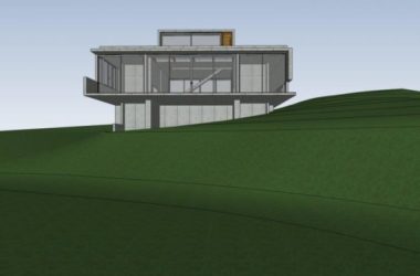 Sketchup别墅模型|独栋别墅,现代风格-BIM建筑网