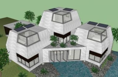 Sketchup别墅模型|独栋别墅,现代风格-BIM建筑网