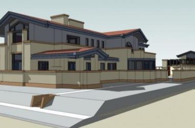 Sketchup别墅模型|达娜·托马斯别墅,赖特,古典风格-BIM建筑网