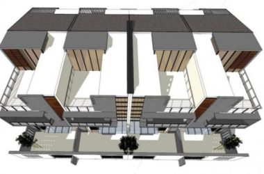 Sketchup别墅模型|联排别墅,现代风格-BIM建筑网