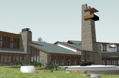 Sketchup别墅模型|山地别墅,现代中式风格-BIM建筑网