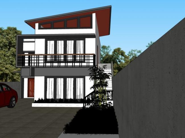 Sketchup别墅模型|独栋别墅,现代风格 Sketchup别墅模型|独栋别墅,现代风格