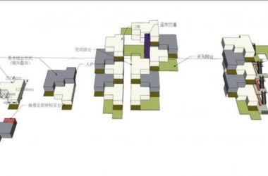 Sketchup别墅模型|山地别墅,叠拼别墅,现代风格-BIM建筑网