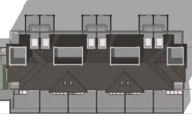 Sketchup别墅模型|联排别墅,坡顶,现代风格-BIM建筑网