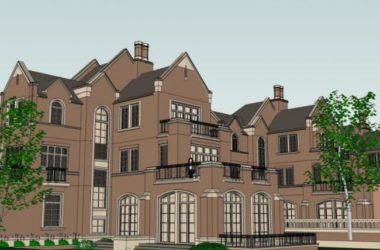 Sketchup别墅模型|联排别墅,古典风格-BIM建筑网