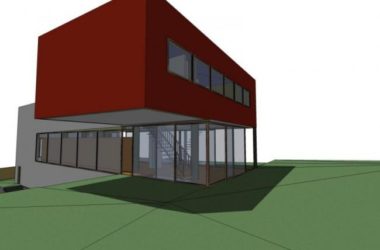 Sketchup别墅模型|独栋别墅,现代风格-BIM建筑网