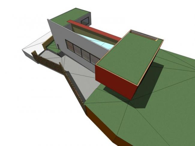 Sketchup别墅模型|独栋别墅,现代风格 Sketchup别墅模型|独栋别墅,现代风格
