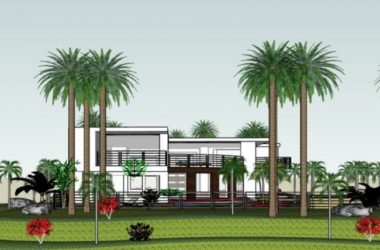 Sketchup别墅模型|独栋别墅,现代风格-BIM建筑网