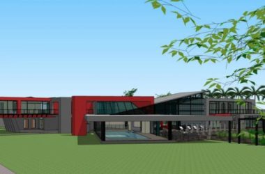 Sketchup别墅模型|独栋别墅,现代风格-BIM建筑网