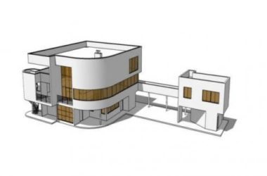 Sketchup别墅模型|独栋别墅,现代风格-BIM建筑网