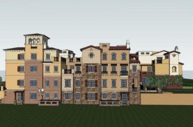 Sketchup别墅模型|别墅群,叠拼,现代风格-BIM建筑网