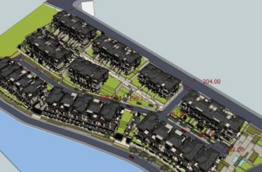 Sketchup别墅模型|联排别墅,现代中式风格-BIM建筑网