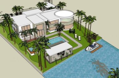 Sketchup别墅模型|独栋别墅,现代风格-BIM建筑网