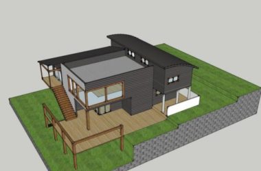 Sketchup别墅模型|独栋别墅,现代风格-BIM建筑网