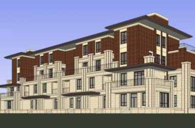 Sketchup别墅模型|叠拼别墅,现代风格-BIM建筑网