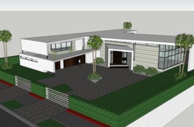 Sketchup别墅模型|独栋别墅,现代风格-BIM建筑网