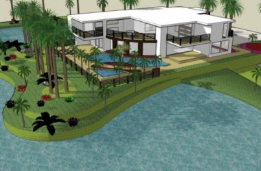 Sketchup别墅模型|独栋别墅,现代风格-BIM建筑网