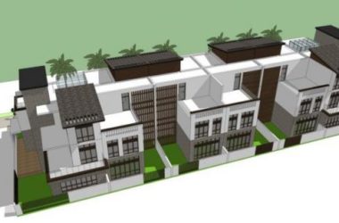 Sketchup别墅模型|联排别墅,现代风格-BIM建筑网