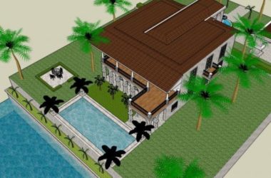 Sketchup别墅模型|独栋别墅,法式风格-BIM建筑网