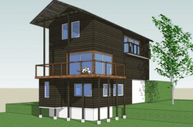 Sketchup别墅模型|独栋别墅,现代风格-BIM建筑网