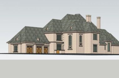 Sketchup别墅模型|联排别墅,现代风格-BIM建筑网