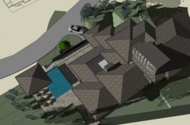 Sketchup别墅模型|叠拼别墅,现代风格-BIM建筑网