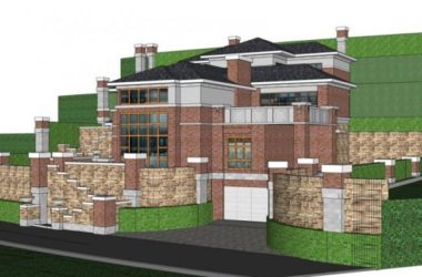 Sketchup别墅模型|叠拼别墅,现代风格-BIM建筑网