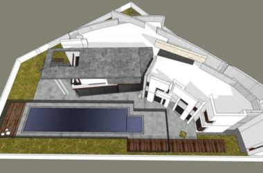 Sketchup别墅模型|独栋别墅,现代风格-BIM建筑网