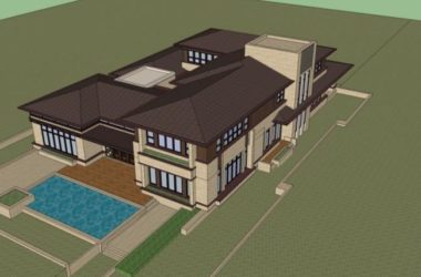 Sketchup别墅模型|独栋别墅,古典风格-BIM建筑网