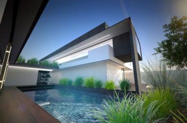 Sketchup别墅模型|独栋别墅,现代风格-BIM建筑网