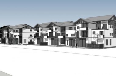 Sketchup别墅模型|联排别墅,中式风格-BIM建筑网