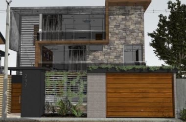 Sketchup别墅模型|独栋别墅,现代风格-BIM建筑网