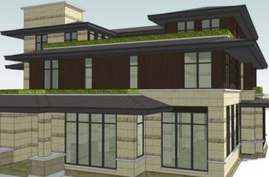 Sketchup别墅模型|独栋别墅,现代风格-BIM建筑网