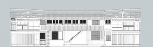 Sketchup别墅模型|独栋别墅,中式风格 Sketchup别墅模型|独栋别墅,中式风格