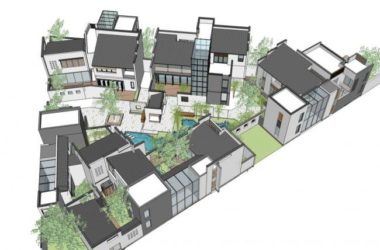 Sketchup别墅模型|别墅住宅群体,中式现代-BIM建筑网