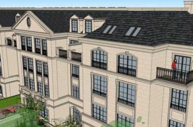 Sketchup别墅模型|联排别墅,古典风格-BIM建筑网