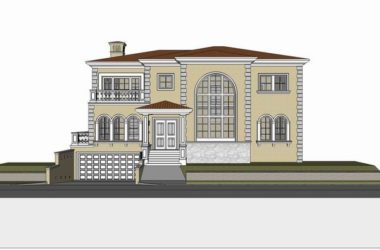 Sketchup别墅模型|独栋别墅,古典风格-BIM建筑网