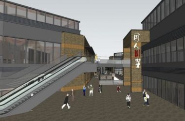 Sketchup商业模型|多层商业街,现代风格-BIM建筑网