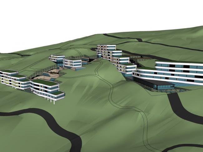 Sketchup商业模型|多层商业建筑,现代风格 Sketchup商业模型|多层商业建筑,现代风格