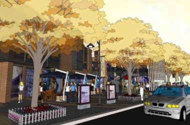 Sketchup商业模型|多层商业街,现代风格-BIM建筑网