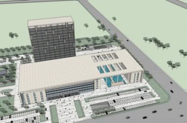 Sketchup医院模型|丹阳市中医院,高层,现代风格,医疗建筑-BIM建筑网