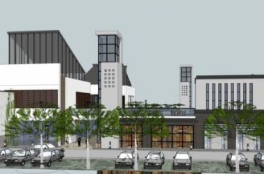 Sketchup商业模型|多层步行街,商业建筑,新中式风格-BIM建筑网