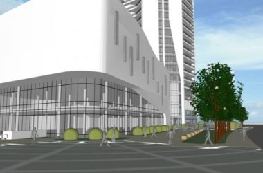 Sketchup办公模型|高层办公,写字楼,商业裙房,现代风格-BIM建筑网