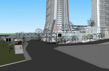 Sketchup办公模型|超高层酒店办公,现代风格-BIM建筑网