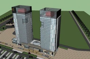 Sketchup商业模型|高层商业建筑,酒店办公,商场,现代风格-BIM建筑网