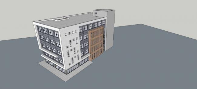 Sketchup办公模型|多层办公楼,现代风格 Sketchup办公模型|多层办公楼,现代风格