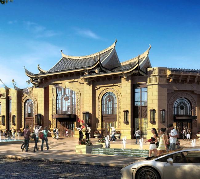 Sketchup商业模型|多层商业建筑,古典风格 Sketchup商业模型|多层商业建筑,古典风格