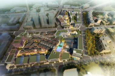 Sketchup商业模型|多层商业街,新中式风格,娱乐休闲设施-BIM建筑网