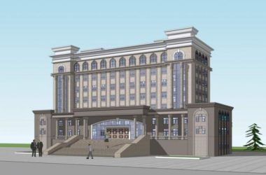 Sketchup办公模型|行政办公楼,政府办公楼,多层,简欧式-BIM建筑网